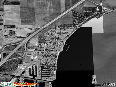 Zip code 48157 satellite photo by USGS