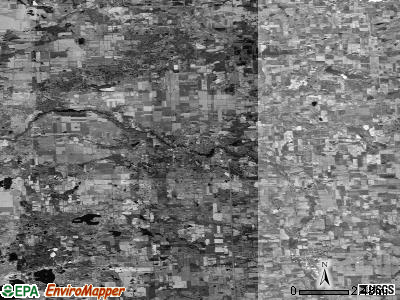 Zip code 48158 satellite photo by USGS
