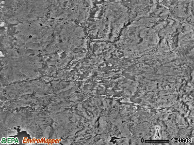 Zip code 05766 satellite photo by USGS