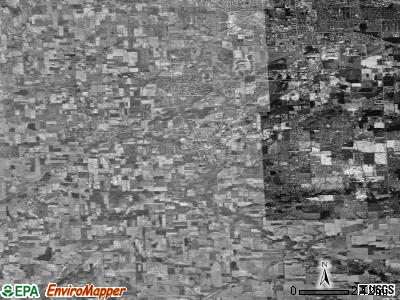 Zip code 48176 satellite photo by USGS