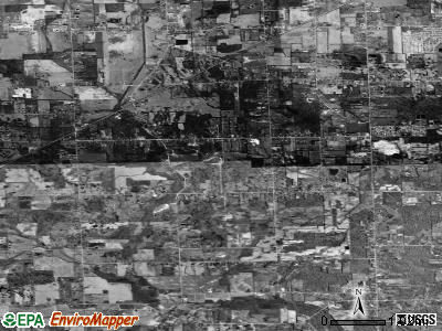 Zip code 48191 satellite photo by USGS