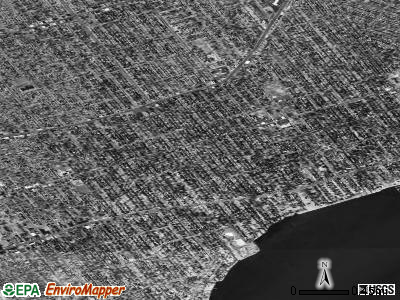 Zip code 48230 satellite photo by USGS