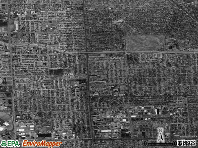 Zip code 48237 satellite photo by USGS