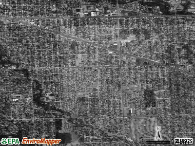 Zip code 48240 satellite photo by USGS