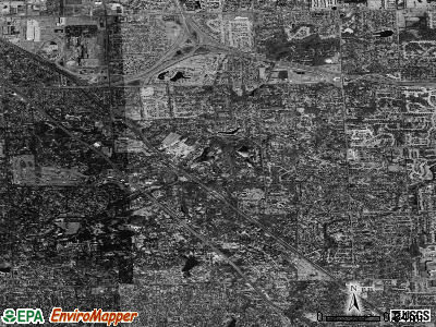 Zip code 48304 satellite photo by USGS