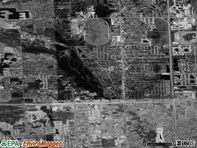 Zip code 48317 satellite photo by USGS