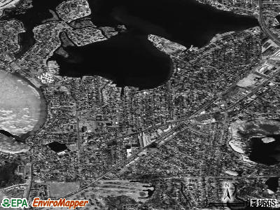 Zip code 48320 satellite photo by USGS