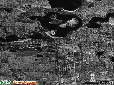 Zip code 48323 satellite photo by USGS