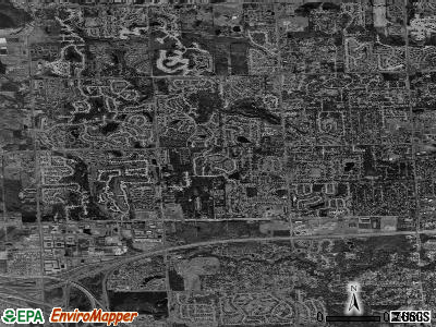 Zip code 48331 satellite photo by USGS