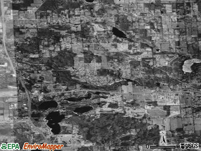 Zip code 48353 satellite photo by USGS