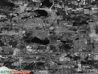 Zip code 48359 satellite photo by USGS