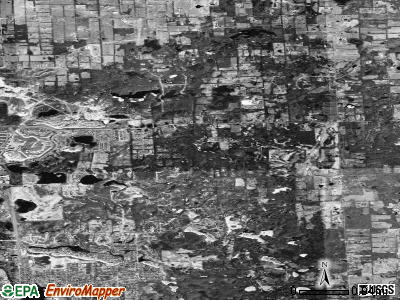 Zip code 48370 satellite photo by USGS
