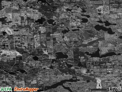 Zip code 48382 satellite photo by USGS
