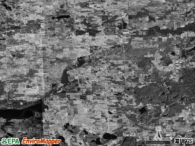 Zip code 48421 satellite photo by USGS