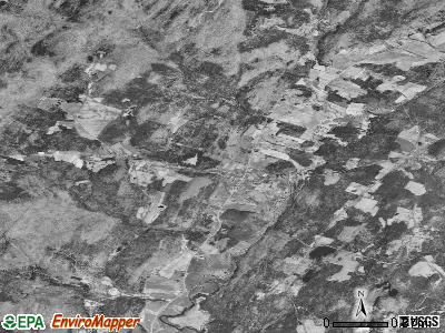 Zip code 05820 satellite photo by USGS
