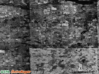 Zip code 48423 satellite photo by USGS