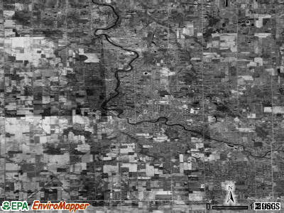 Zip code 48433 satellite photo by USGS