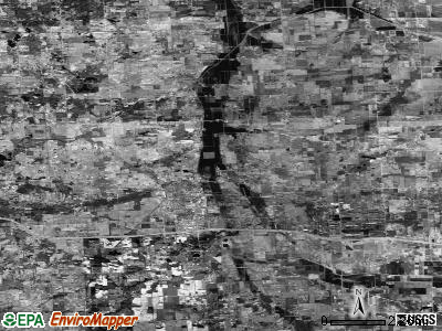 Zip code 48444 satellite photo by USGS