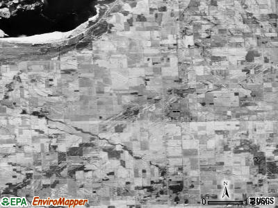 Zip code 48445 satellite photo by USGS