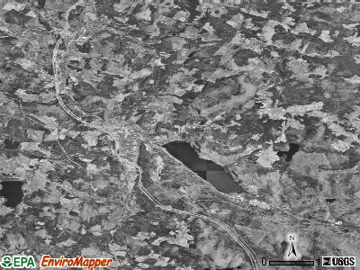 Zip code 05822 satellite photo by USGS
