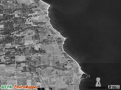 Zip code 48469 satellite photo by USGS
