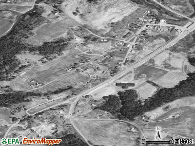 Zip code 05825 satellite photo by USGS