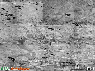 Zip code 48622 satellite photo by USGS