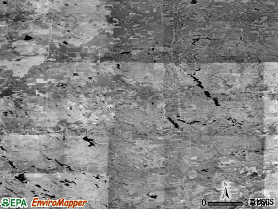 Zip code 48625 satellite photo by USGS