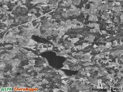 Zip code 05829 satellite photo by USGS