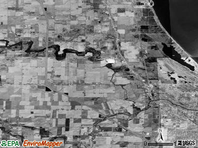 Zip code 48631 satellite photo by USGS