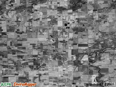 Zip code 48649 satellite photo by USGS