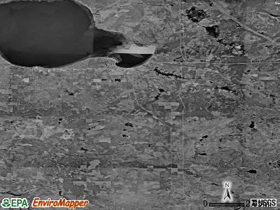 Zip code 48651 satellite photo by USGS
