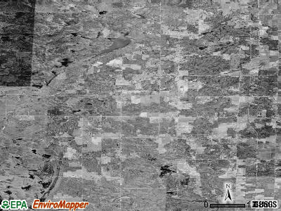 Zip code 48652 satellite photo by USGS