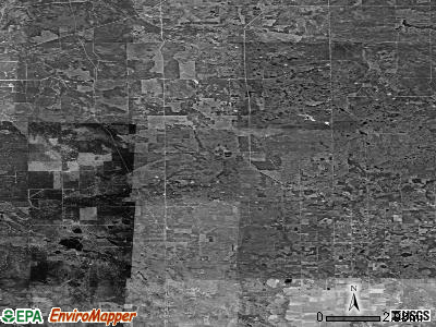 Zip code 48654 satellite photo by USGS