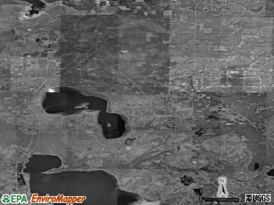 Zip code 48657 satellite photo by USGS