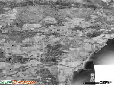 Zip code 48658 satellite photo by USGS