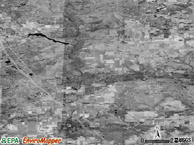 Zip code 48659 satellite photo by USGS