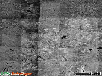 Zip code 48661 satellite photo by USGS