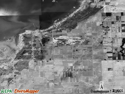 Zip code 48720 satellite photo by USGS