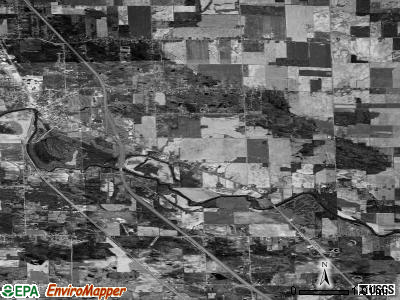 Zip code 48722 satellite photo by USGS