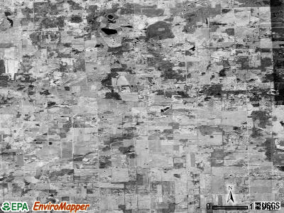 Zip code 48727 satellite photo by USGS