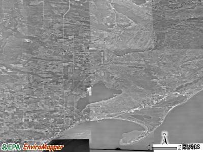 Zip code 48730 satellite photo by USGS