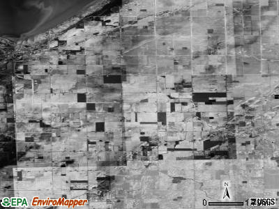Zip code 48733 satellite photo by USGS