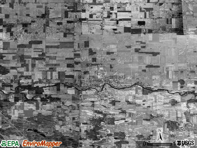 Zip code 48734 satellite photo by USGS
