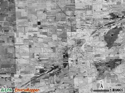 Zip code 48735 satellite photo by USGS