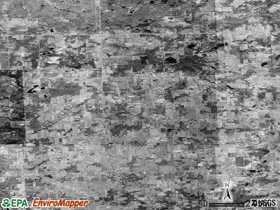Zip code 48744 satellite photo by USGS