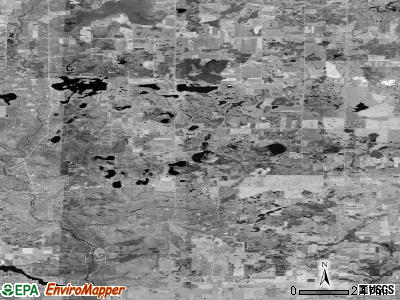 Zip code 48756 satellite photo by USGS