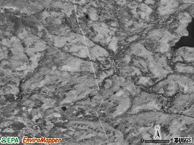 Zip code 05840 satellite photo by USGS