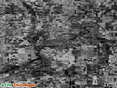 Zip code 48801 satellite photo by USGS
