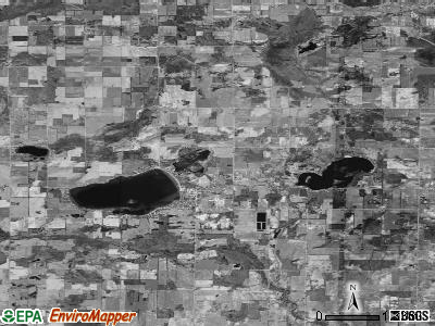 Zip code 48818 satellite photo by USGS